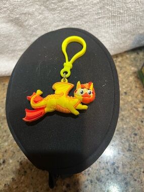 Kids Heart Challenge Keychain Hydro Yellow Dragon American Heart Association